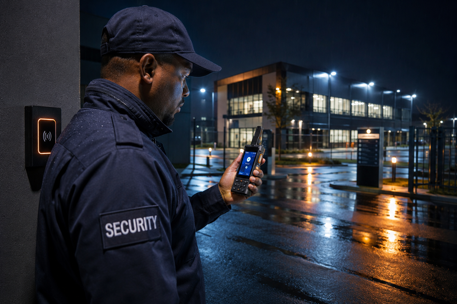Secuirty guard - check point